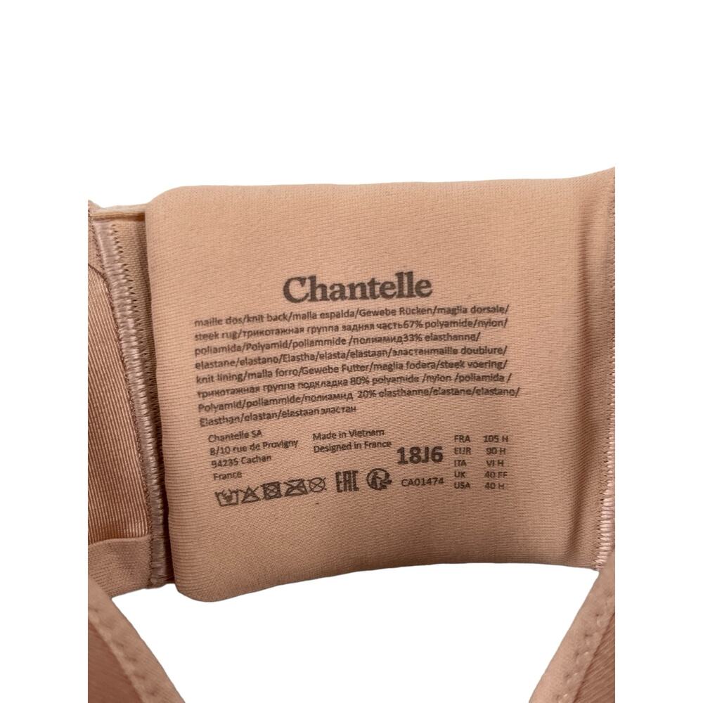 Chantelle Bra 18J6 Comfort Chic back smoothing t-shirt size 40DDDDD 40H - Picture 4 of 6